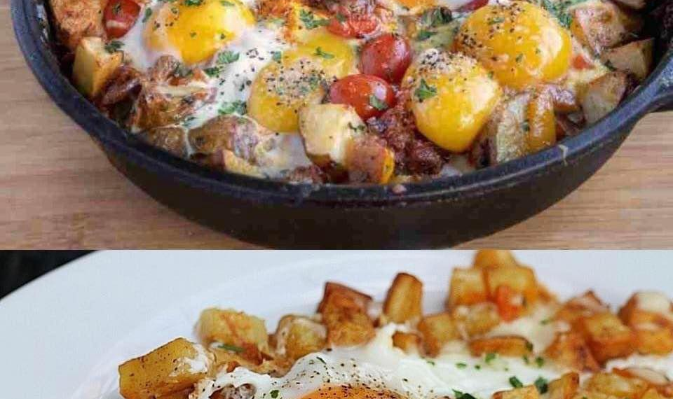 Bratkartoffeln mit Ei und Käse – Alte Oma Rezepte