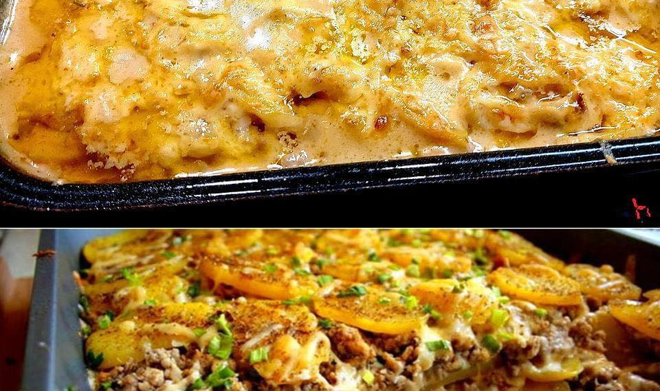 Kartoffel Hack Auflauf in Käsesoße – Alte Oma Rezepte