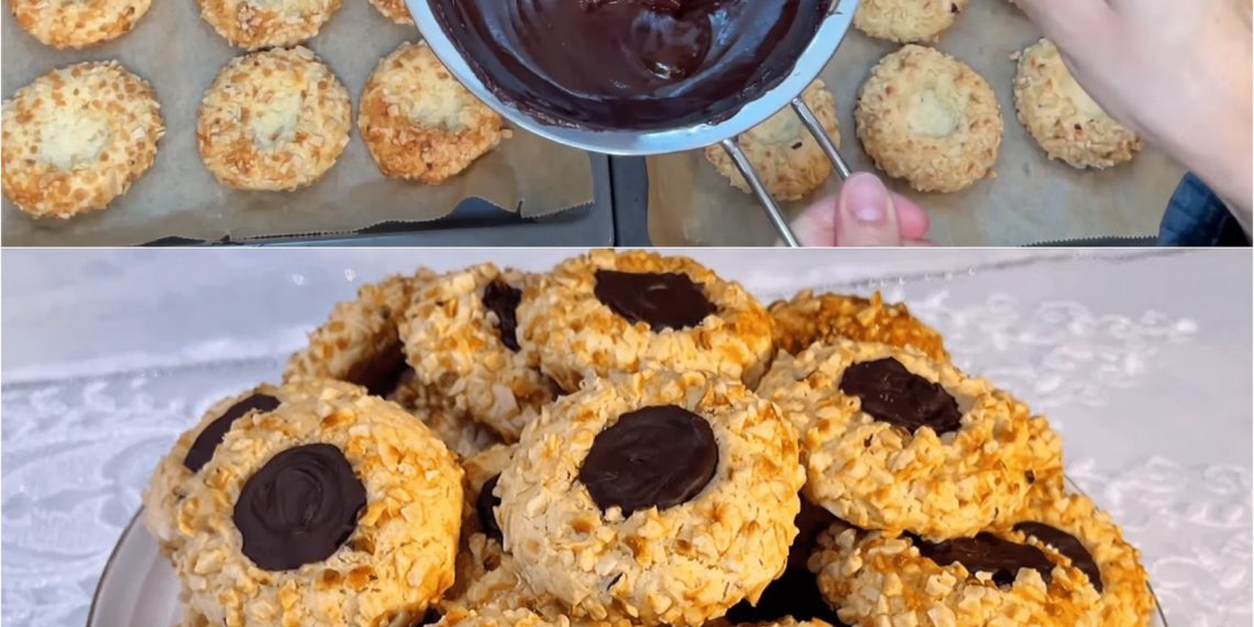 Kekse in 5 Minuten Haselnussplätzchen gefüllt mit Schokolade – leicht ...